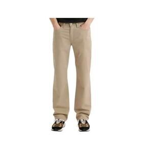 Levi's 514 Straight Fit Beige Khaki Twill 5-Pocket Pants Sz 36‎ x 29